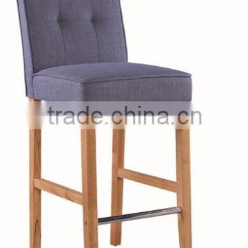 upholstery fabric with spots wooden bar stool lower price (DO-6226)