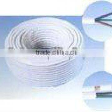 Aluminum or Copper Core White Color PVC Insulated Sheath Underground Cable