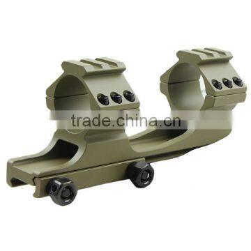 Funpowerland Tan color High Quality 25.4mm/30mm Dual Ring Cantilever Heavy Duty Scope Mount Picatinny/Weaver Rail