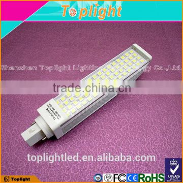 CRI80 plug lamp 120degree G23/G24/E26/E27 led pl 9w g24q led bulb