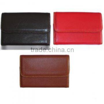 pu leather name card hold