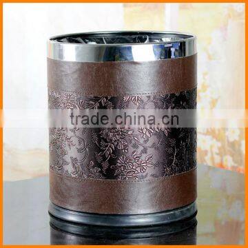 European Creative Cortex Double Household Trash Fashion Retro Patterns Capless Living Room Bedroom Wastebasket / Barrel