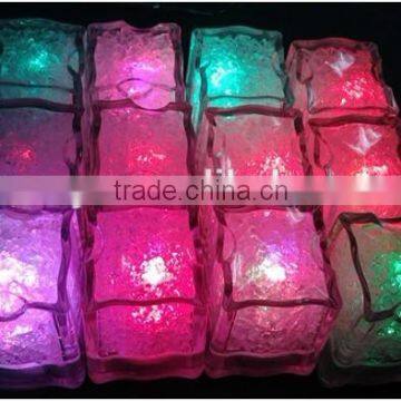 Led christmas stickable gift mini led light ICE Cube Waterproof LED Light mini ice cube box led light