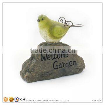 Resin Bird Type Outdoor Sign board