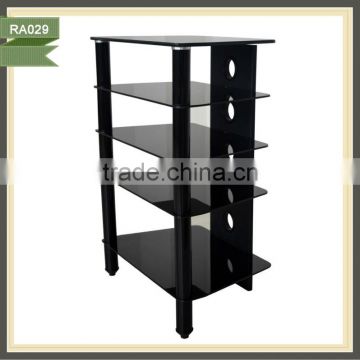 modern tempered glass tv stand tv wall panel furniture cabinet elevator RA029