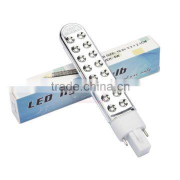 Fantastic 5 watts Nail led bulbs led tubes can fit to all regular uv lamp jack can replace led bulbs in all uv lamp