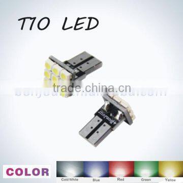 hot auto led t10 smd led bulb color blue