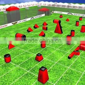 inflatable paintball field, inflatable paintball air field, inflatable paintball bunker field