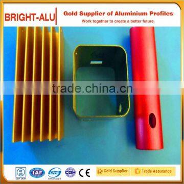 sand blasted anodizing 6063 material extruded mobile power aluminium shell