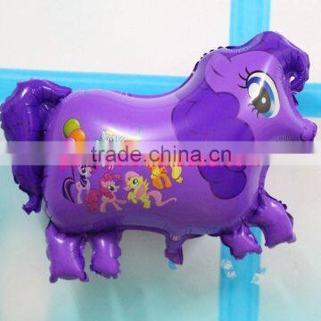 High quality 67*49cm pony girl shape balloon for wedding decorations and party supplies globos toys