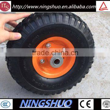 China supply of high quality small rubber pneumatic wheel for trolley