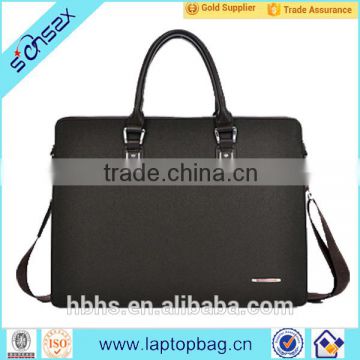 Soft Bag Type and Genuine Leather Material Briefcase