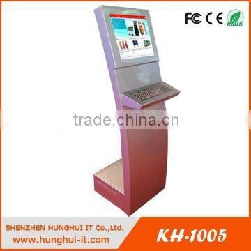 19 Inch Standalone Standard Kiosk With Keyboard / Interactive Kiosk / Slim Touch Screen Kiosk photo-2