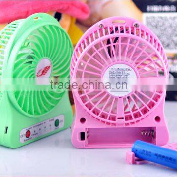 rechargeable fan build-in lithium battery mini fan travel fan 18650 battery