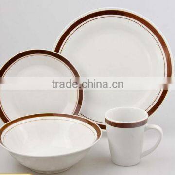 Germany dinner set porcelain 16pcs ceramic dinnerware wholesale