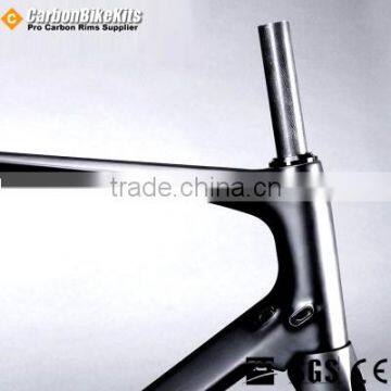 2016 CarbonBikeKits Latest High Quality Carbon Fiber 840g Super Light Weight Carbon Frame Carbon Road Bicycle CFM182