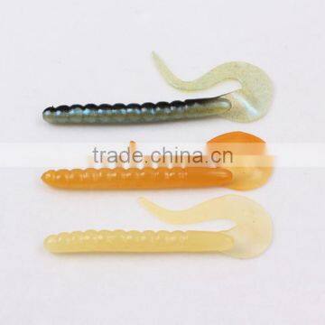 Grub Soft Worm Lure Ssoft Plastic Fishing Lures