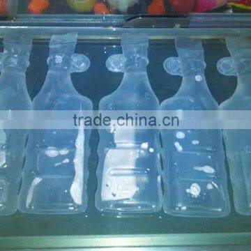 LDPE soft bottle ice cream filling sealing machine