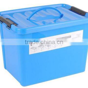 plastic compartment storage box with lid