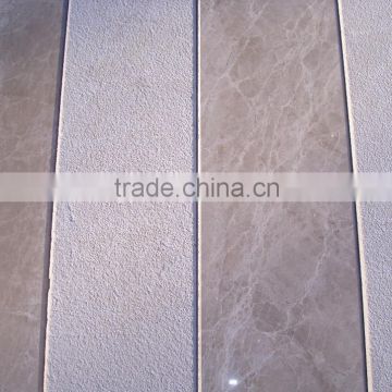 Non slip natural stone marble swimming pool decking tiles