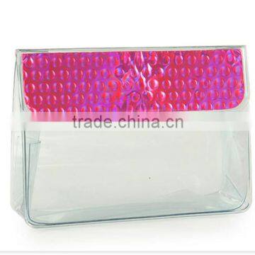 Clear PVC Plastic Groceries Cosmetic Toiletry Packaging Bag