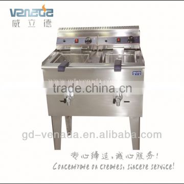 general gas fryer with valve big oil capacity high quality