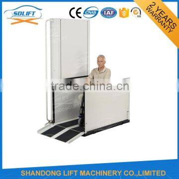 250kgs Electric Vertical Residential Small Outdoor Elevator Lift