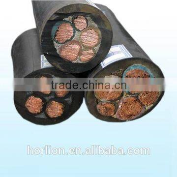 XLPE insulated 4 copper core conductor flexible power cable