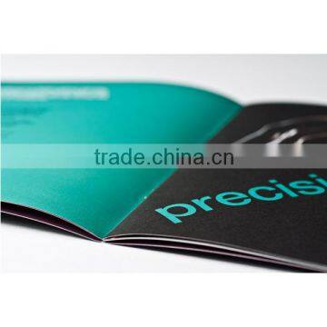 silk lamination book staples book Saddle stitching book