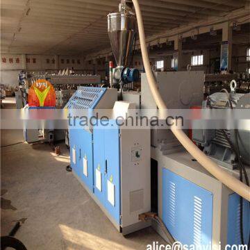 2015 New Pvc Formwork Board Production Line/green Recyclable Board for Furniture/double Conical Screw Extruder