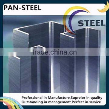 ASTM A36 standard U steel/hot rolled U steel channel/section
