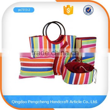 2016 Summer natural paper straw cheap transparent beach bag with zipper                        
                                                                                Supplier's Choice