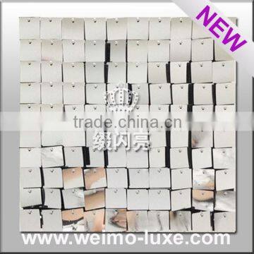 2015 Sequin Wall Panel For Silver Decorative Plastic Plates photo-5