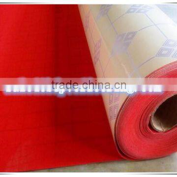 Popular Design red felt pvc flooring