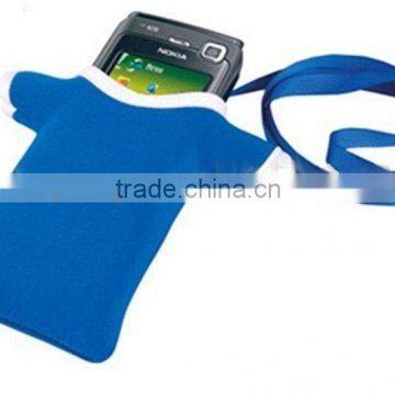 promotional neoprene T-shirt phone bags with belt