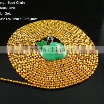 Gold Bead Chain,Ball Bar Chain