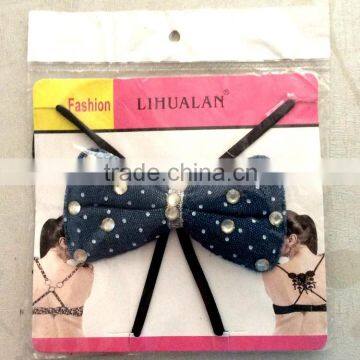 Sexy cross back big butterfly bra strap for lady