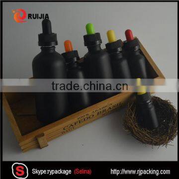 5ml 10ml 50ml 60ml 100ml 120ml 15ml 30ml Matte Frost Black Glass Dropper Bottles Supplier's Choice photo-3