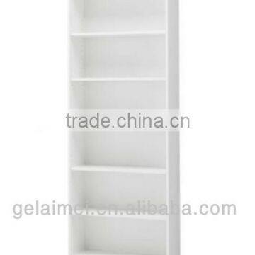 Hotel White Colour Wooden Bookcase Wooden Bedroom Wardrobes