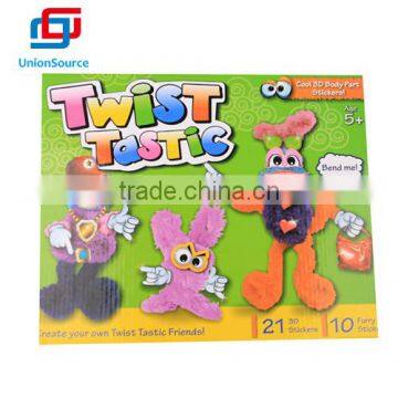 DIY 3D Body Part Stickers For Kids
