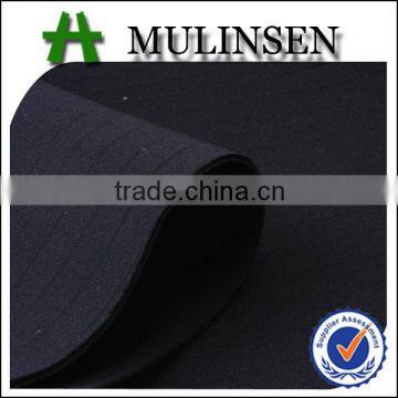 Shaoxing Mulinsen textile black dyed sandwich mesh fabric with jacquard