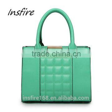 wholesale pu leather women's hand bag stock made in china