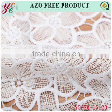 New Fashion Comfortable Patterns Fancy Embroidery Fabric Lace Chamical Embroidery photo-3