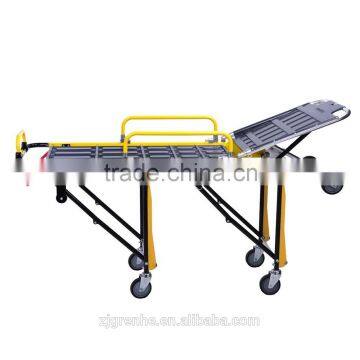 Protable Aluminum Ambulance Auto Folding Loading Stretcher