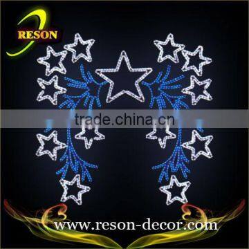 200*210cm hot seller 2013 christmas pole motif lights