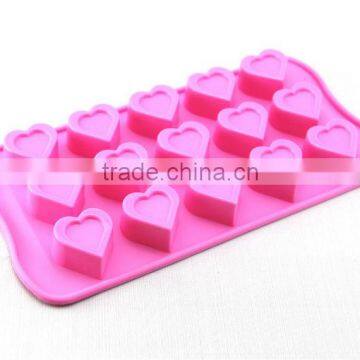 heart shaped silicone ice cube tray silicone chocolate molds