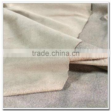 Knitted Fabric Spandex Strech Faux Suede Fabric For Sofa Curtain/ POLY96% SPAN4% photo-3