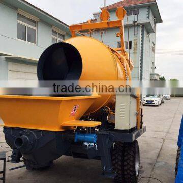 40m3 Concrete Mixer With Pump Fro Sale, Portable Tralier Concrete Pump With a Mixer