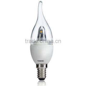 TIWIN 4W Quality Glass E14 Led Candle Light With CE ROHS TUV GS photo-2