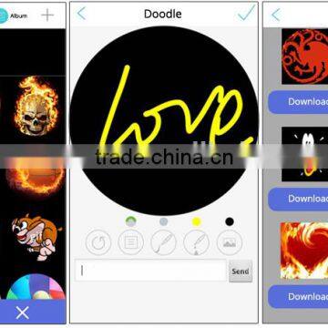 Smart Bike Wheel Lights Rim Spoke Light 144 Color Android APP photo-2